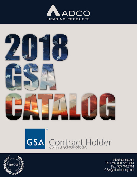 ADCO Hearing Products 2018 GSA Catalog Page 1 Created with