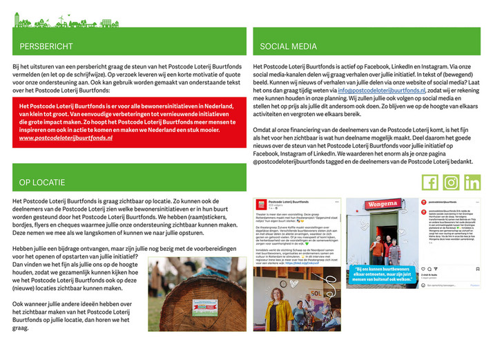 Stichting DOEN - 250609 DOEN Communicatiekit Postcode Loterij ...