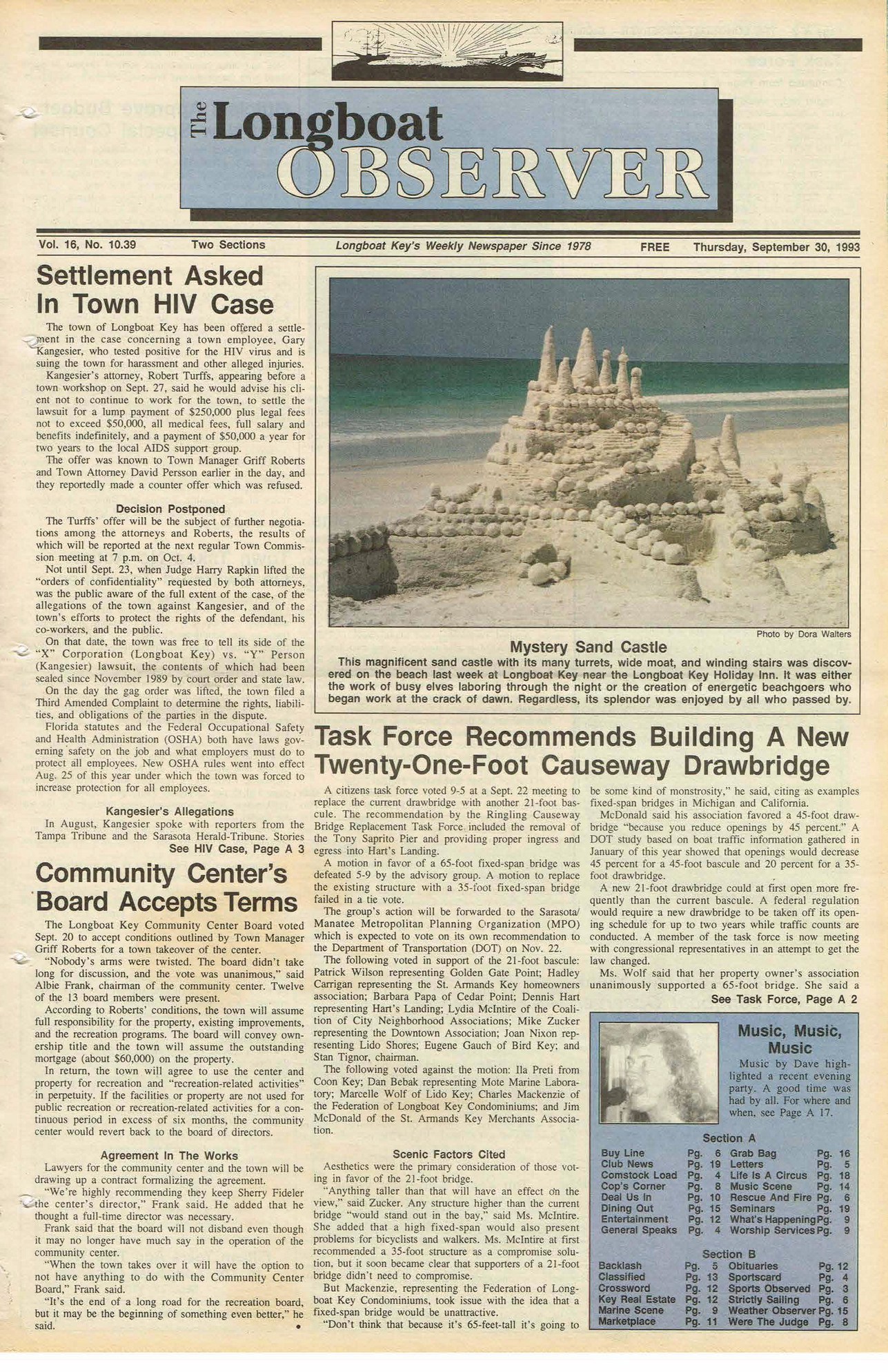 Archives - September 30 1993 - Page 1