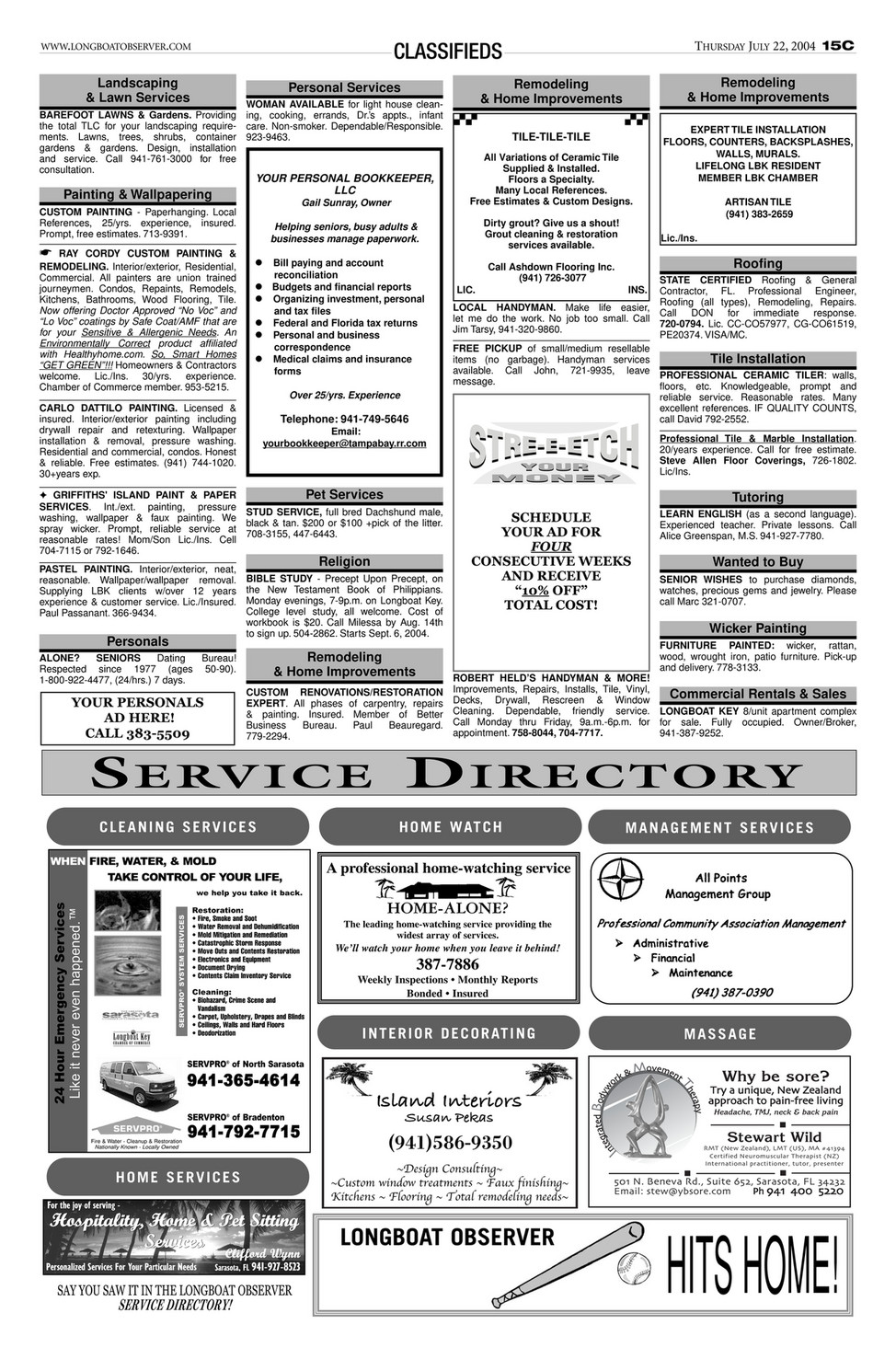 Archives July 22 2004 Page 46 47
