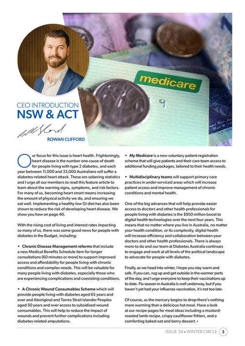 Diabetes Australia 34 Winter Circle NSW & ACT 2023 Page 45 Created with