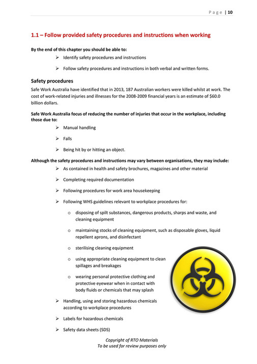 Rto Materials Bsbwhs201 Learner Guide V11 Page 10 11