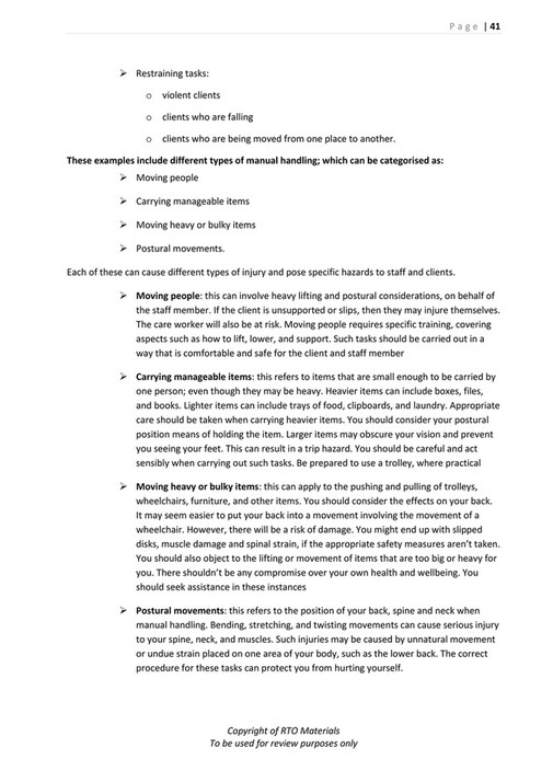 RTO Materials HLTWHS002 Learner Guide V1 0 Page 42 43 rto-materials-hltwhs002-learner-guide-v1-0-page-42-43