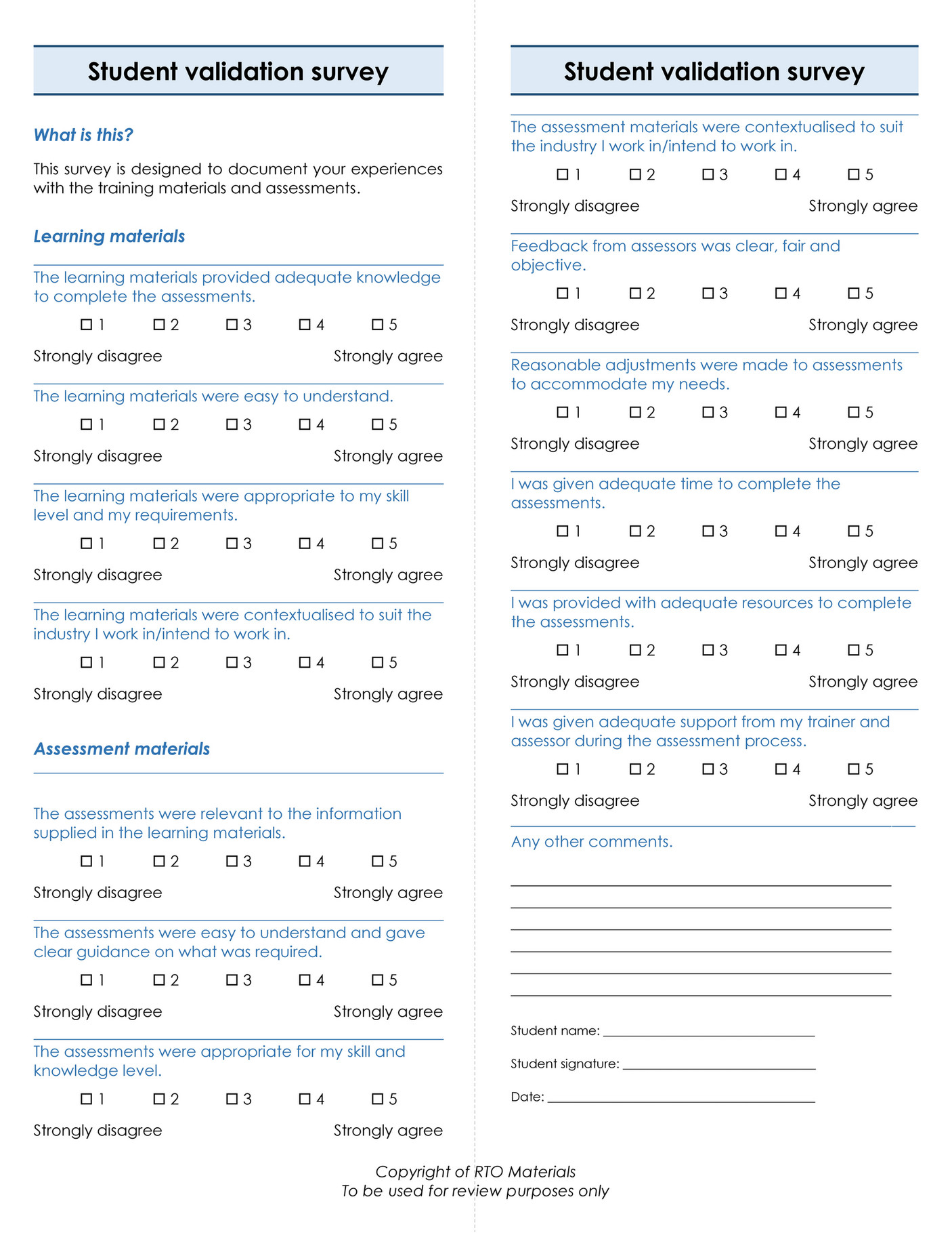 Validation Survey Meaning