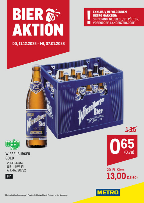 Wieselburger Bieraktion