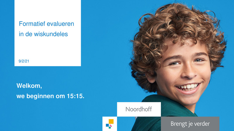Noordhoff VO - Seminar ppt formatief evalueren in de wiskundeles