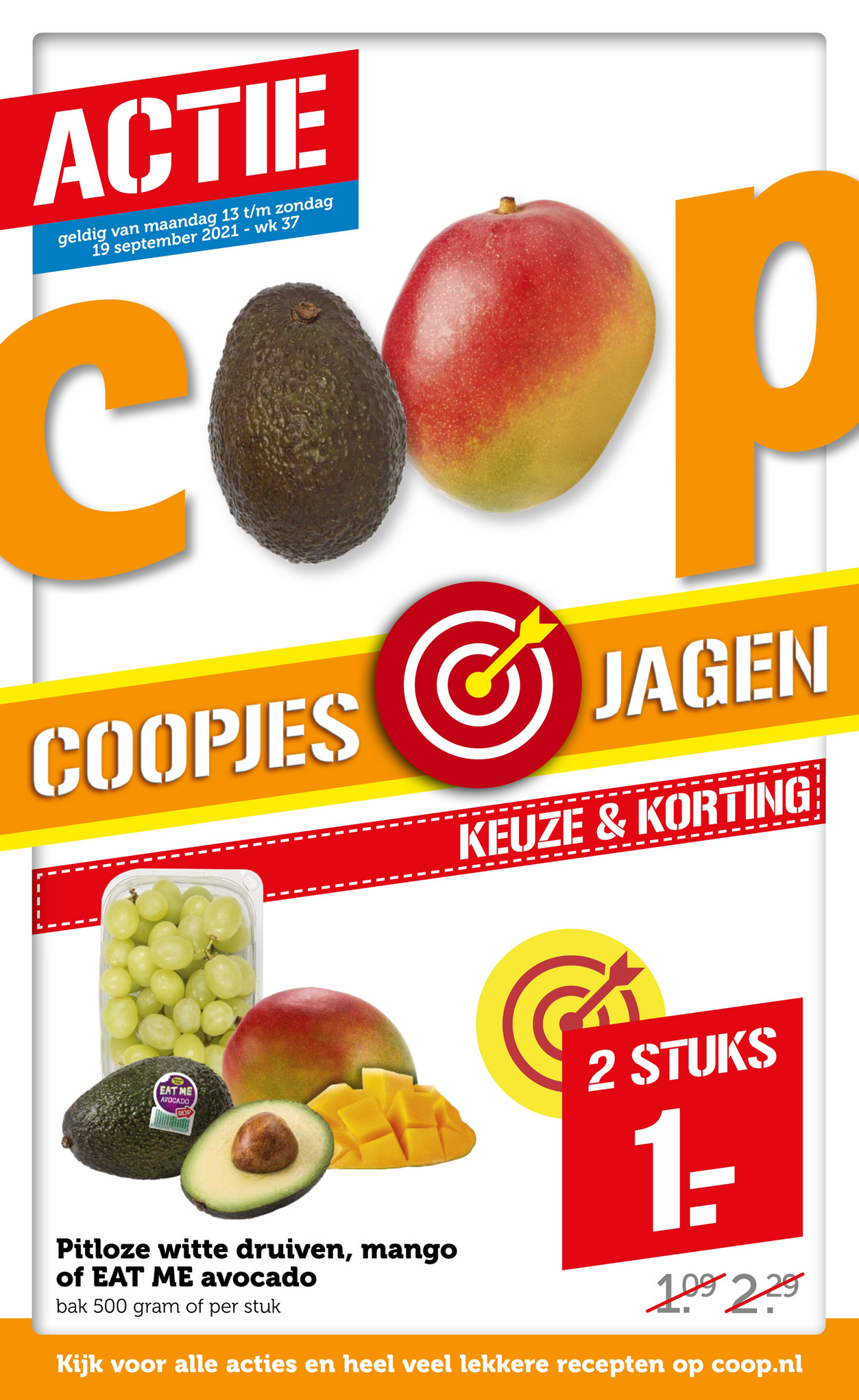 Coop Supermarkten - Folder Aanbiedingen Week 37 - Pagina 1