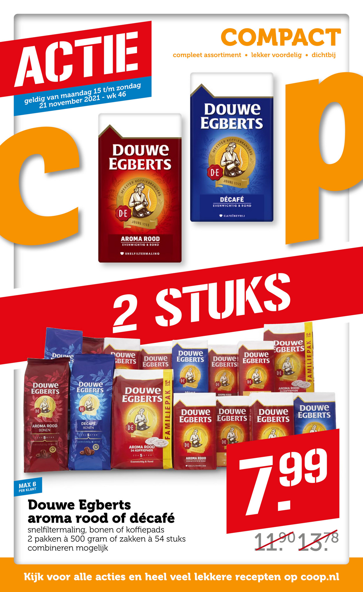 Coop Supermarkten - Compact Folder Aanbiedingen Week 46 - Pagina 1