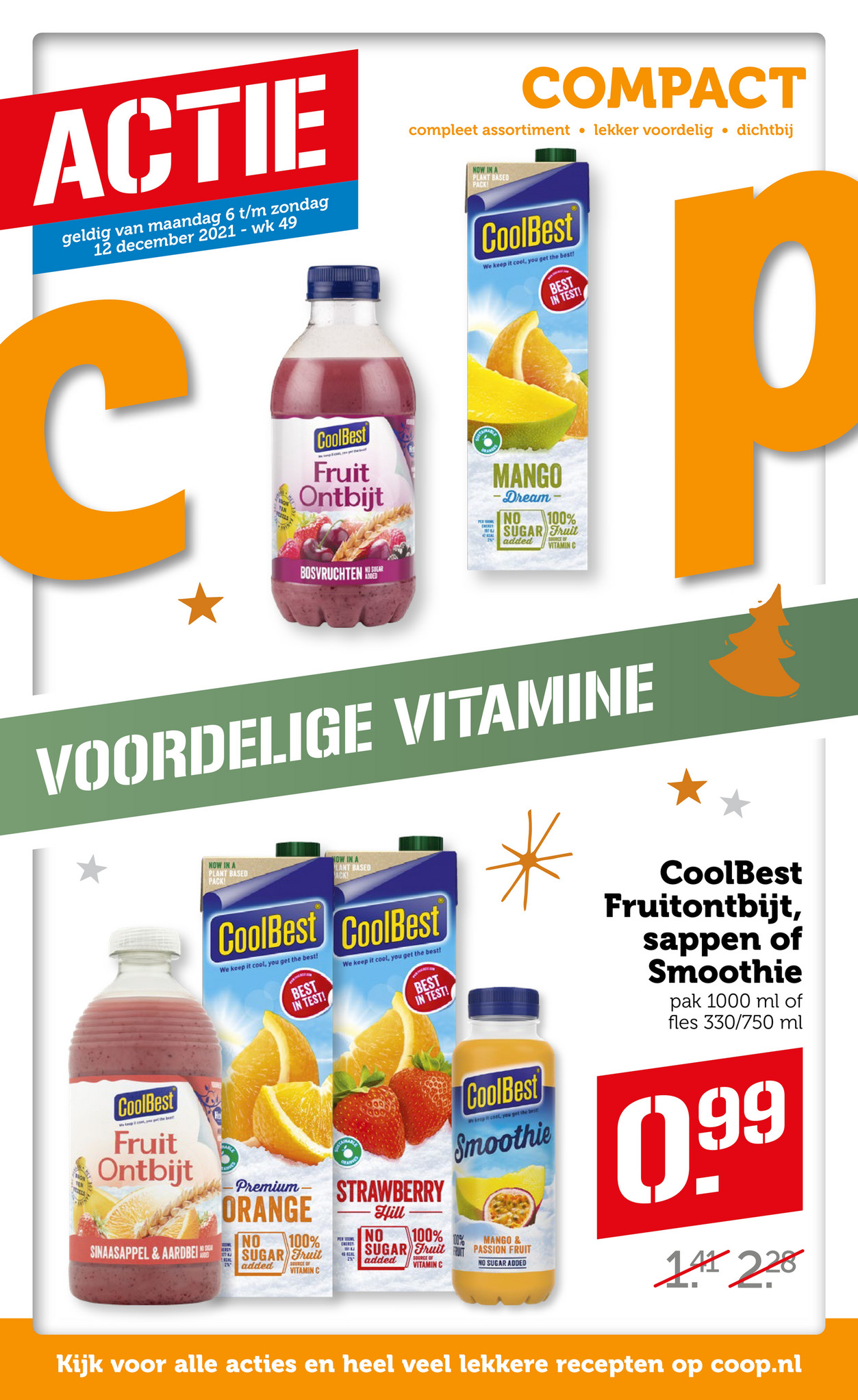 Coop Supermarkten - Compact Folder Aanbiedingen Week 49 - Pagina 1