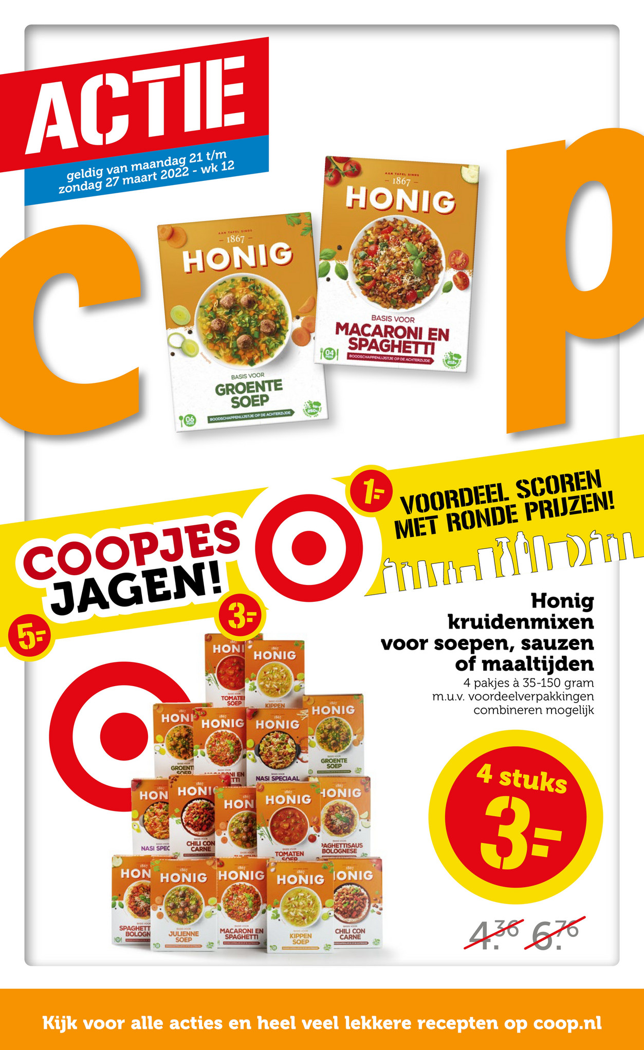 Coop Supermarkten - Folder Aanbiedingen Week 12 - Pagina 1