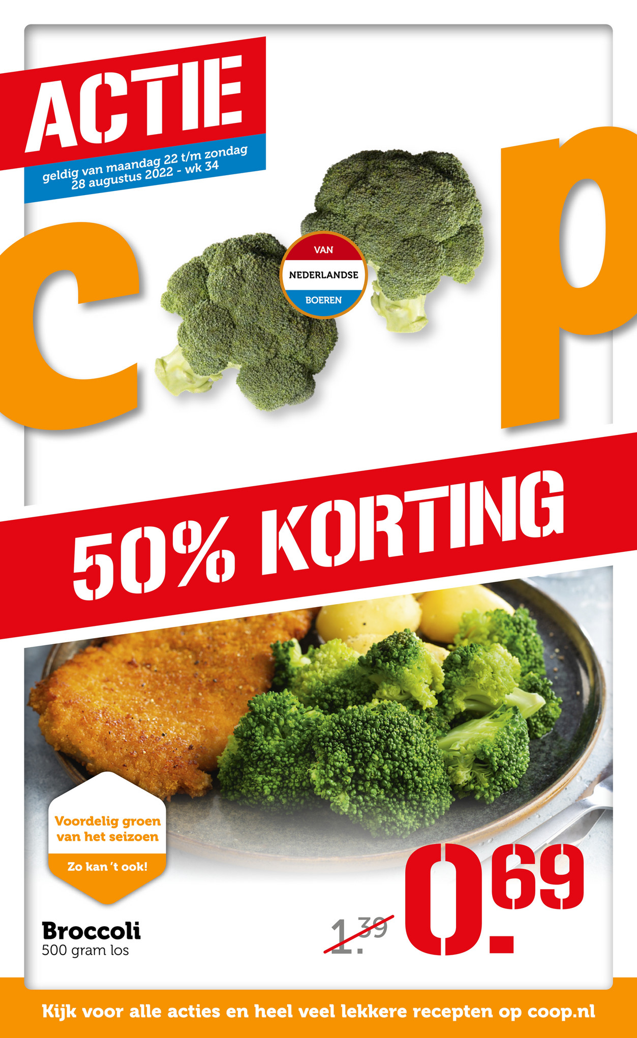 Coop Supermarkten - Folder Aanbiedingen Week 34 - Pagina 1