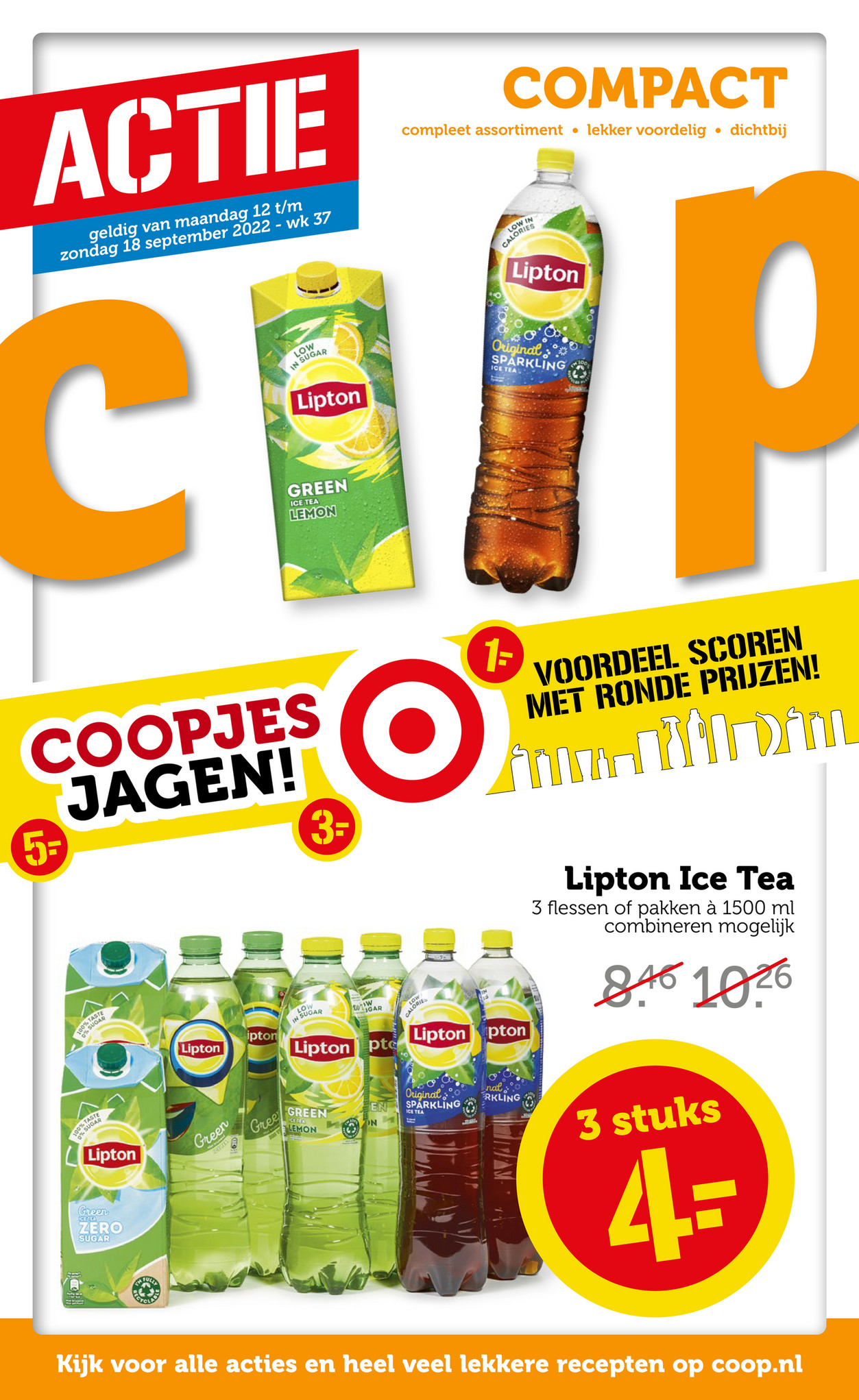 Coop Supermarkten - Folder Aanbiedingen Week 37 - Pagina 1