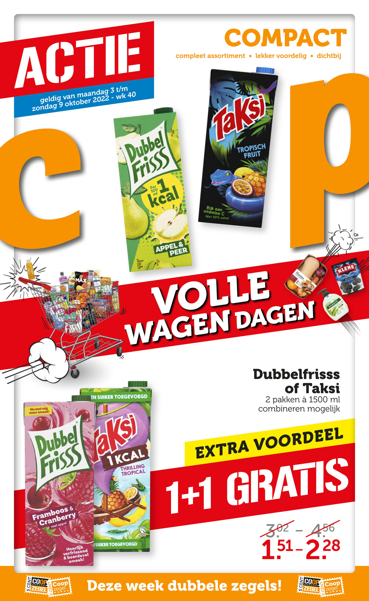 Coop Supermarkten - Folder Aanbiedingen Week 40 - Pagina 1