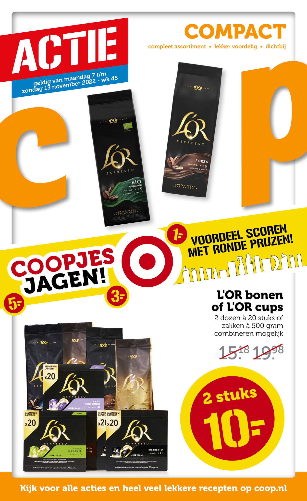 Coop Supermarkten - Folder Aanbiedingen Week 45 - Pagina 1