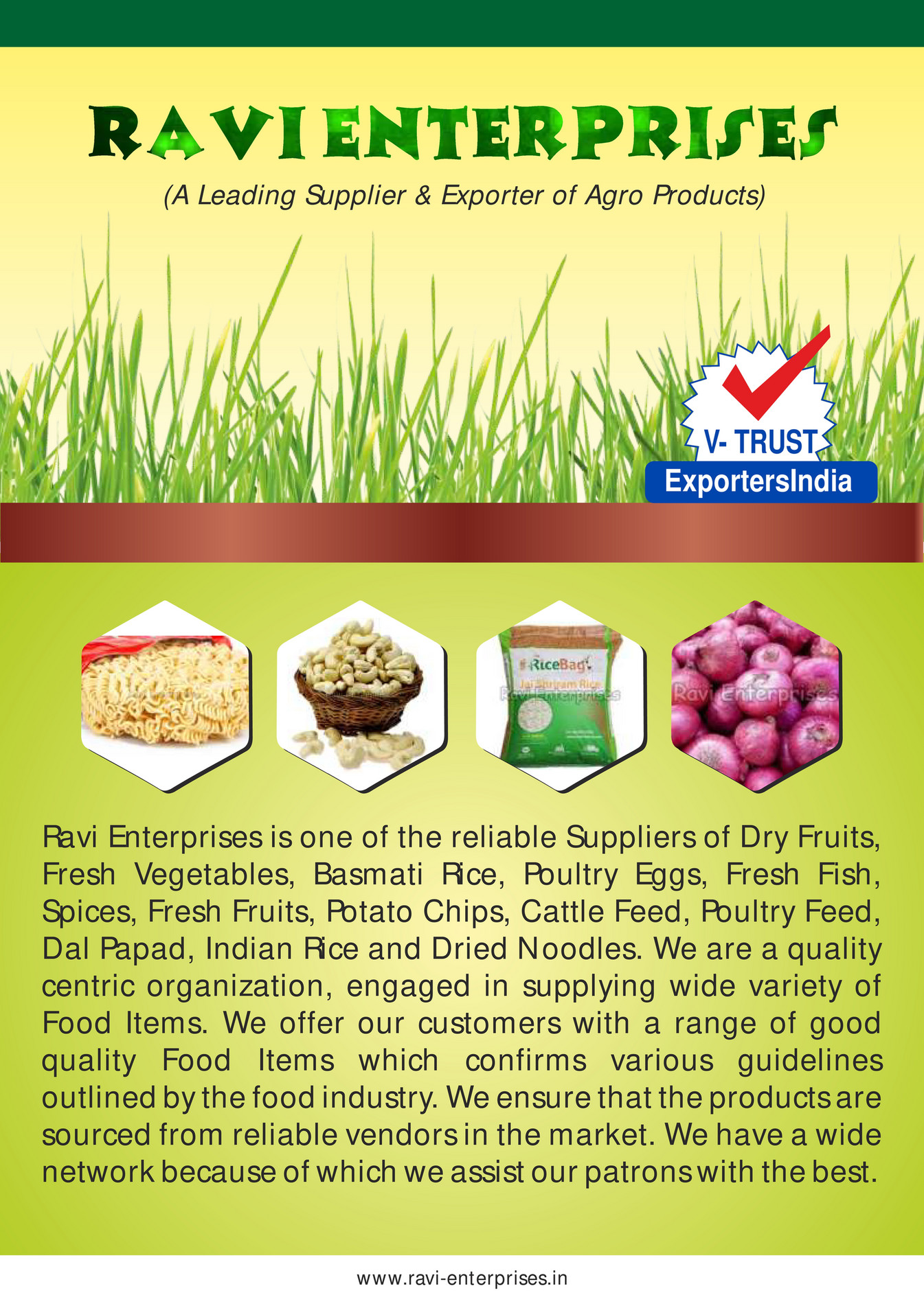 Ravi Enterprises Maharashtra India Page 1