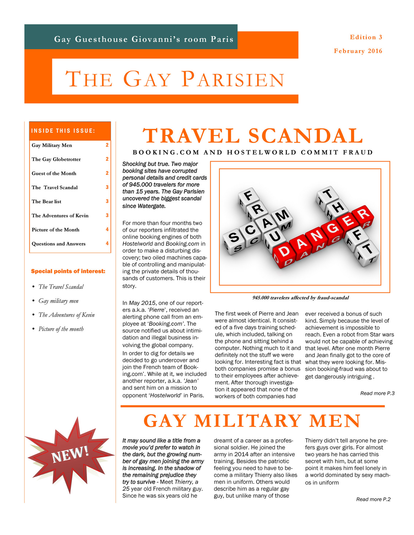 gay newsletter sign up
