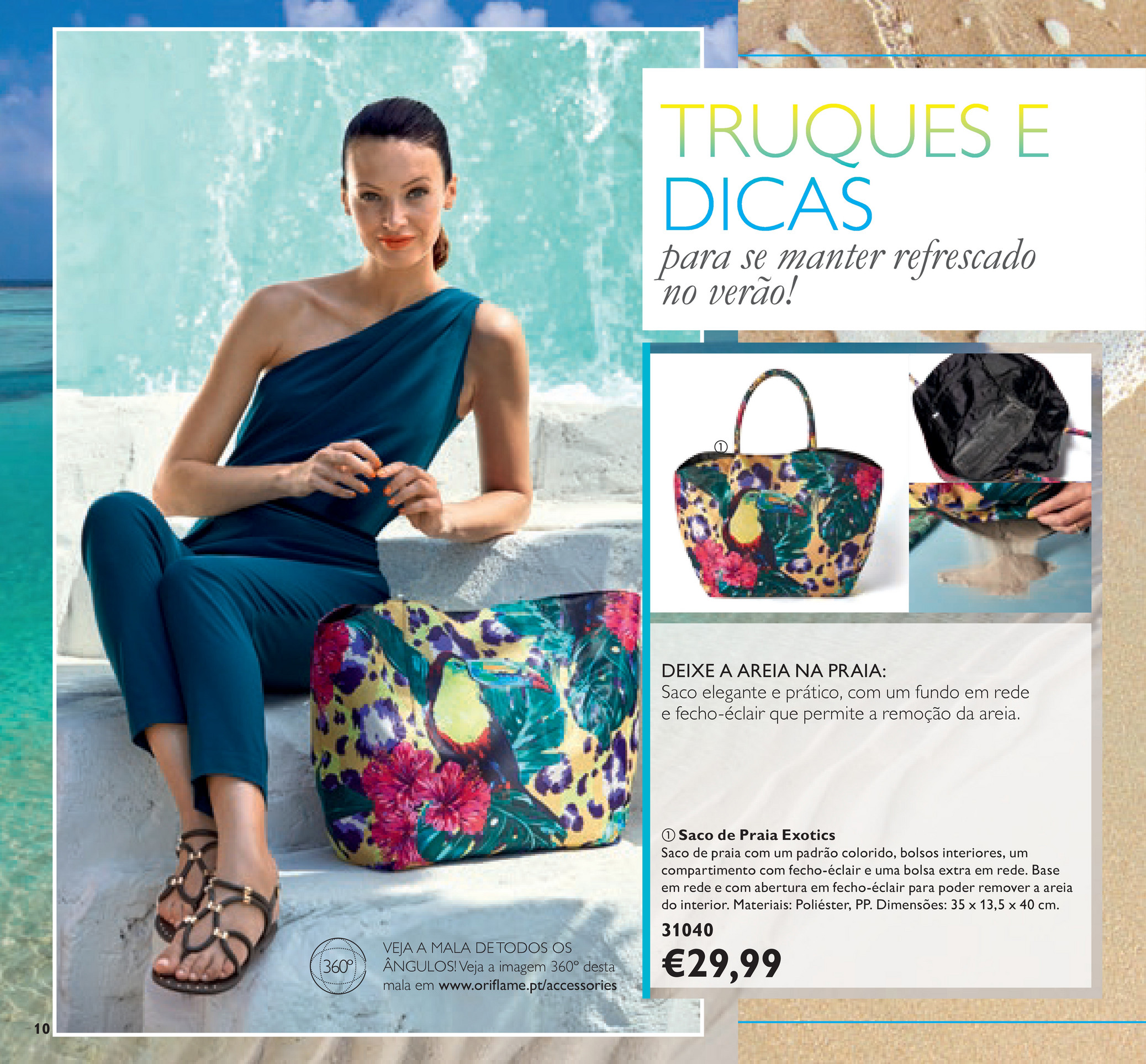 oriflame blue bolsa
