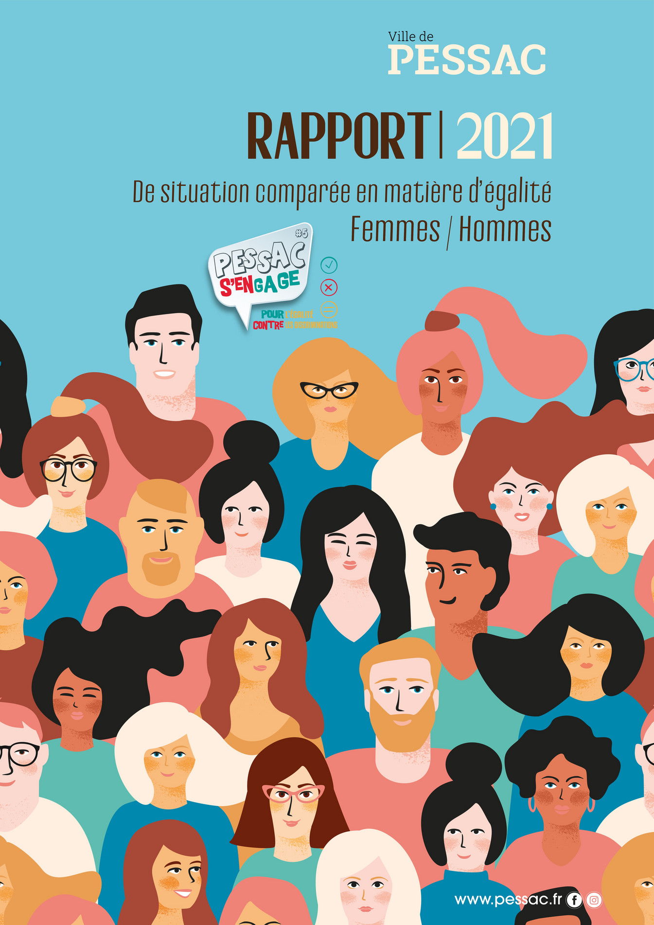 Rapport égalite Hommes Femmes 2021 De La Ville De Pessac Page 1