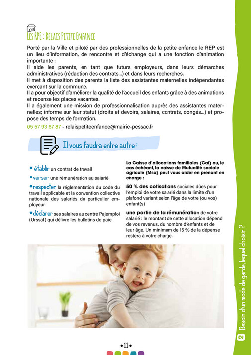 Ville De Pessac - Guide De La Petite Enfance à Pessac - Page 10-11 ...