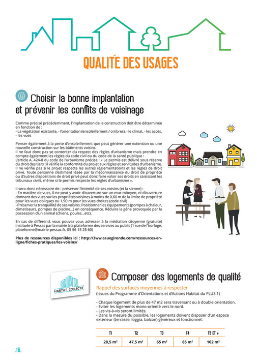 Ville de Pessac Charte urbaine architecturale et paysagère de Pessac 2018 Page 16 17