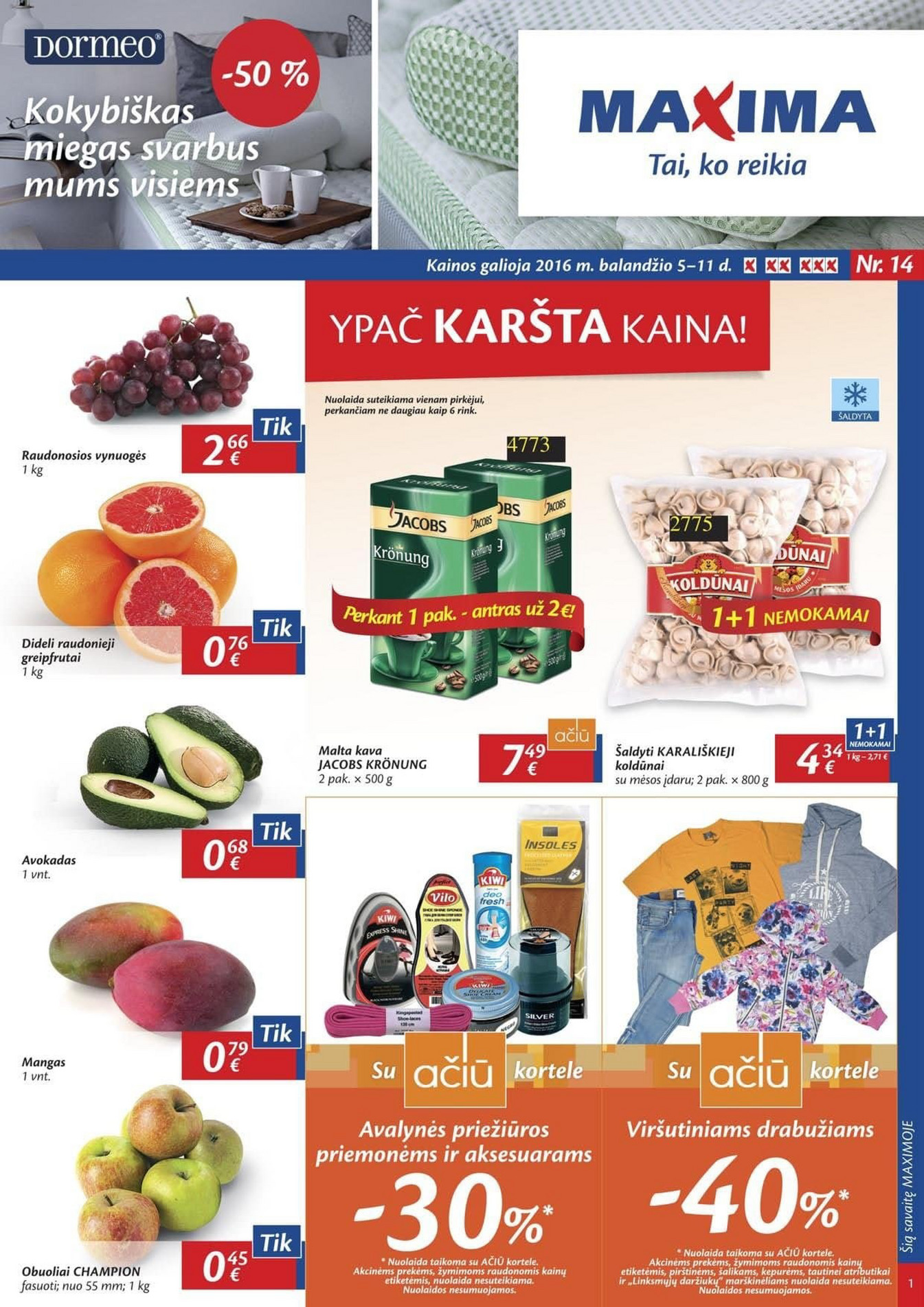 Reklaminiai-leidiniai - MAXIMA 14- 2016 LT - Puslapis 1 - Created with ...