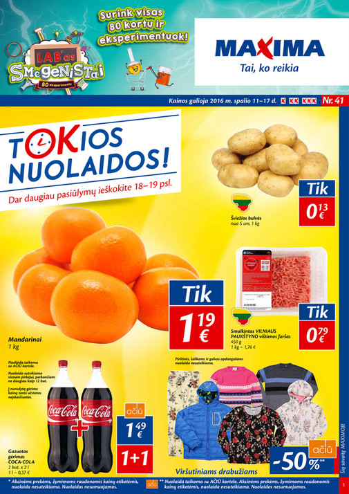 Reklaminiai-leidiniai - MAXIMA-41 - Puslapis 1 - Created with Publitas.com