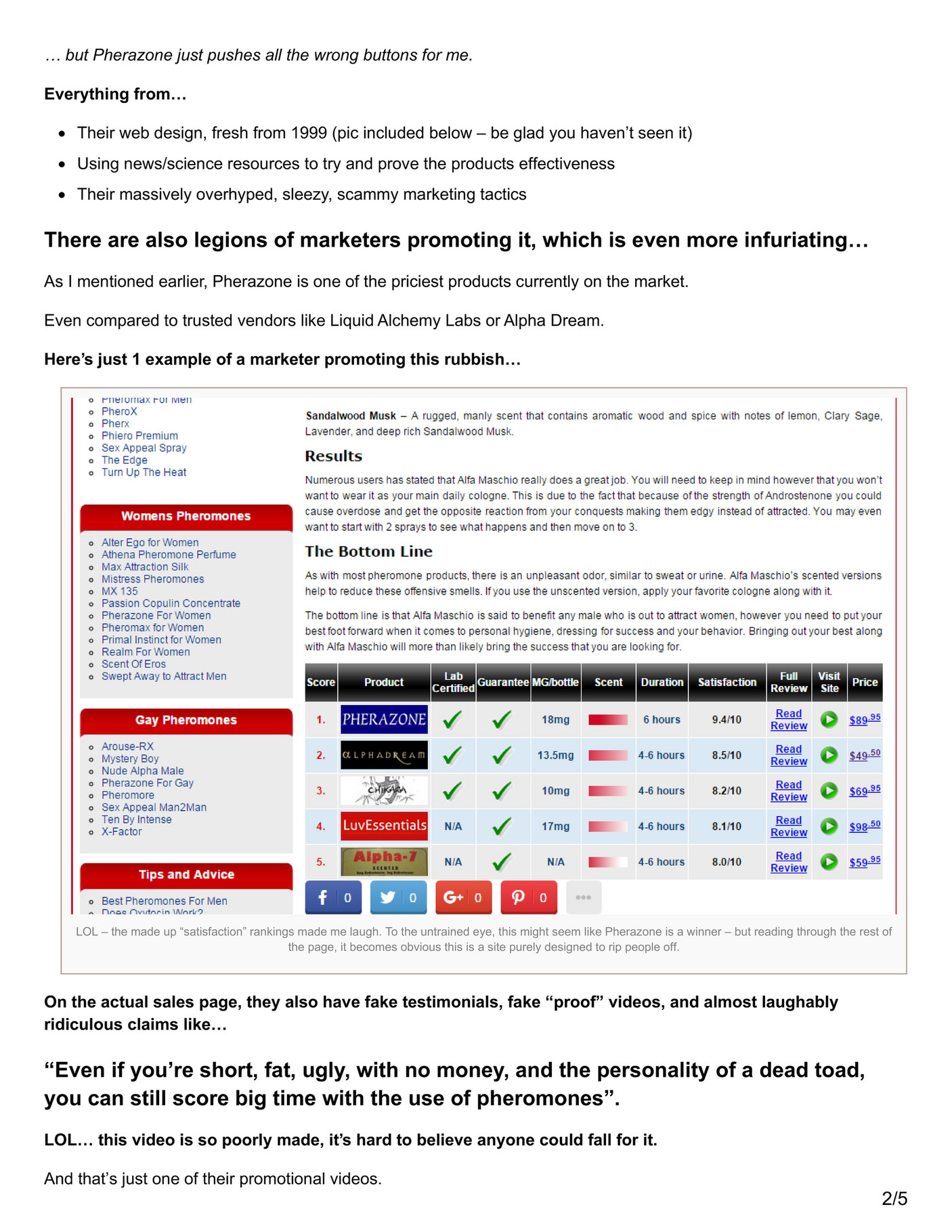 Pherazone pheromones online