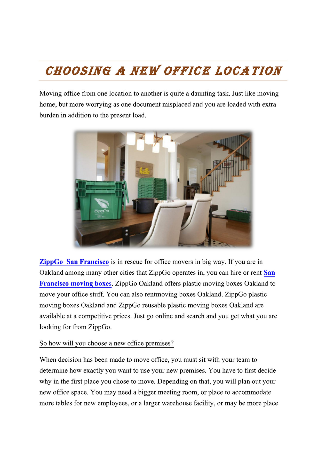 My publications Plastic moving boxes San Francisco Page 1 Created