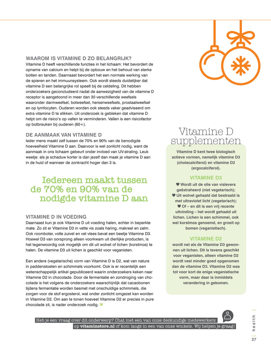 Vitaminstore - Magazine november 2019 HR - Pagina 26-27 - Created with Publitas.com