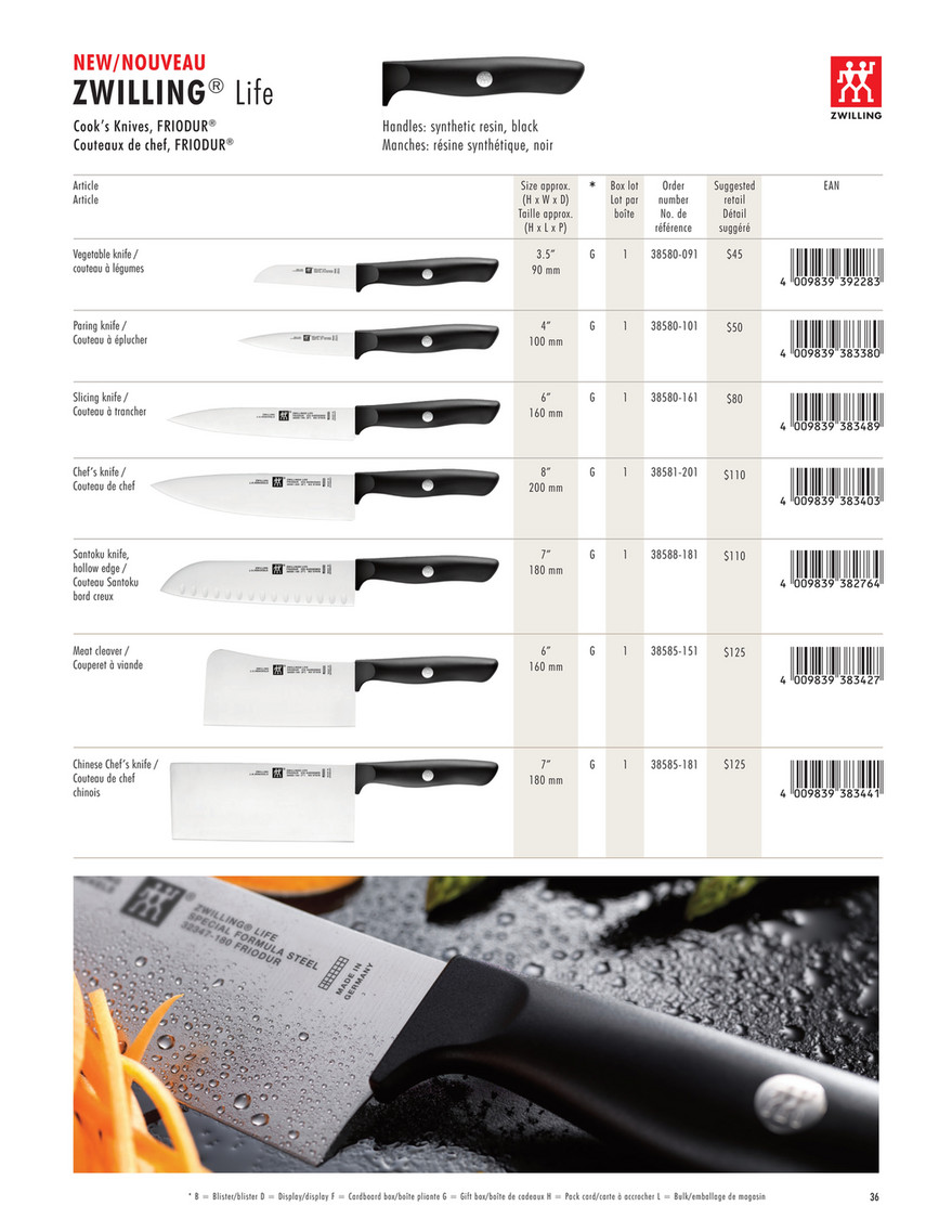 Zwilling - 2019 Zwilling Product Catalogue - Page 38-39 - Created with  Publitas.com