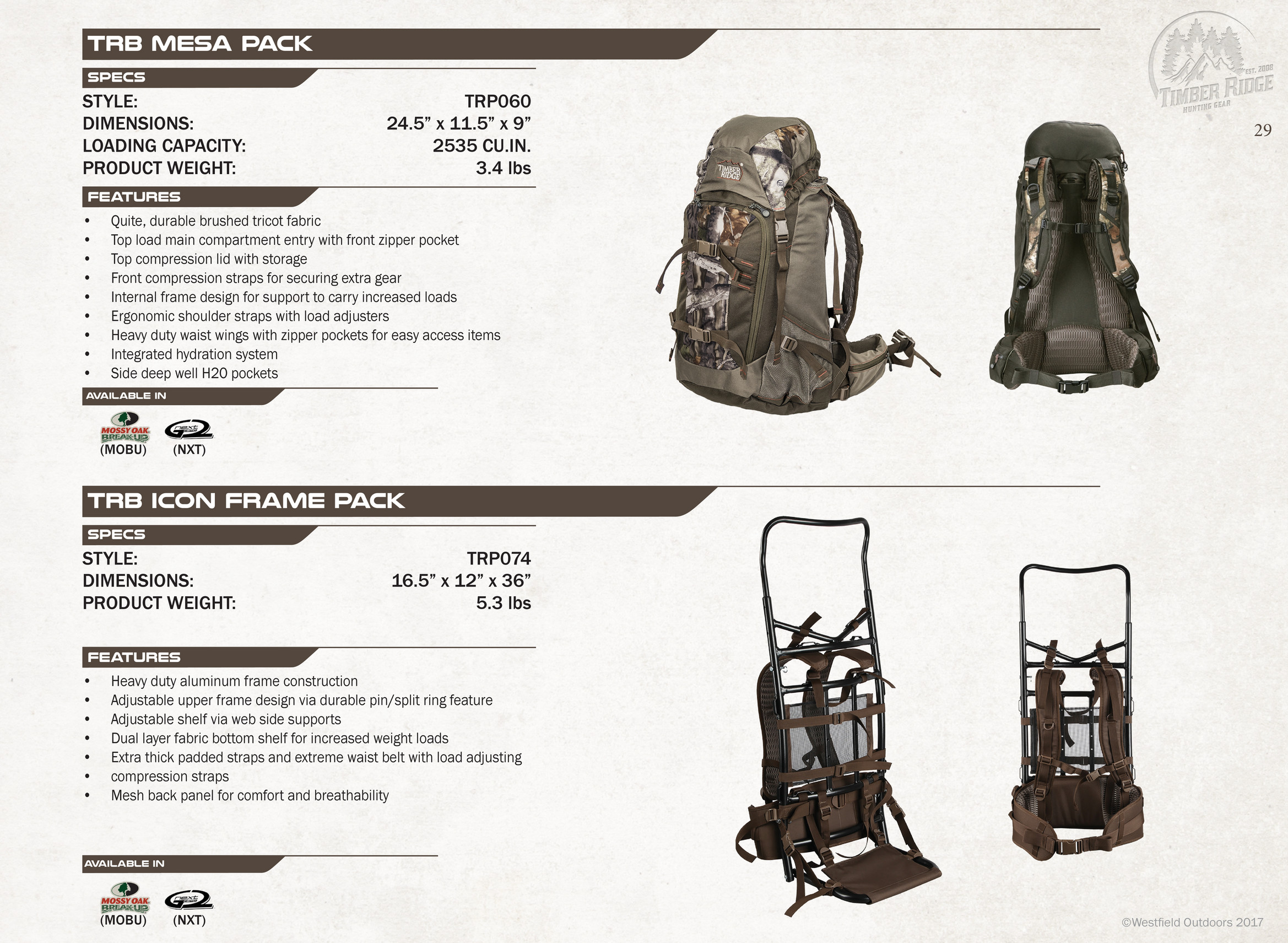 timber ridge hunting backpack