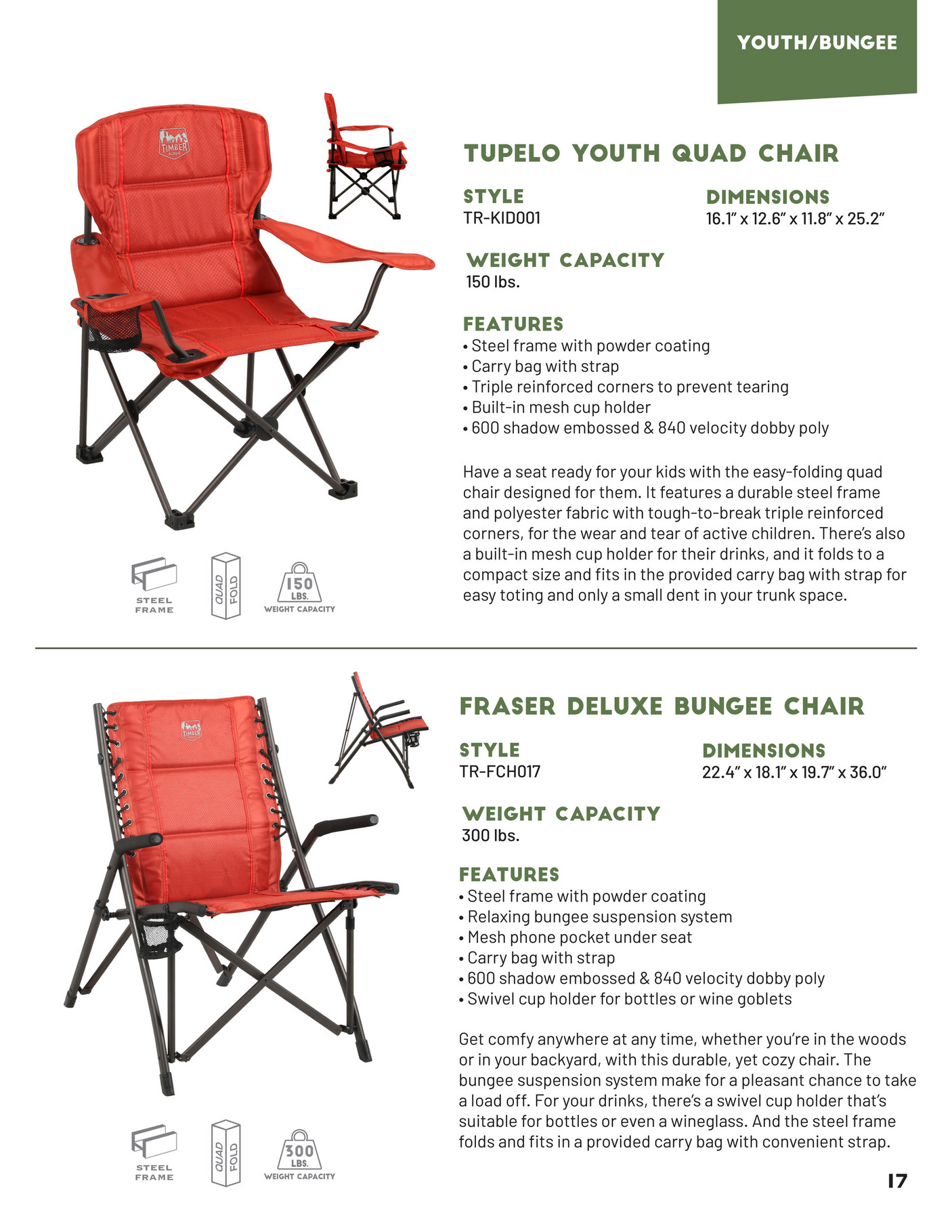 Westfield Outdoors 2019 Timber Ridge Catalog Page 16 17
