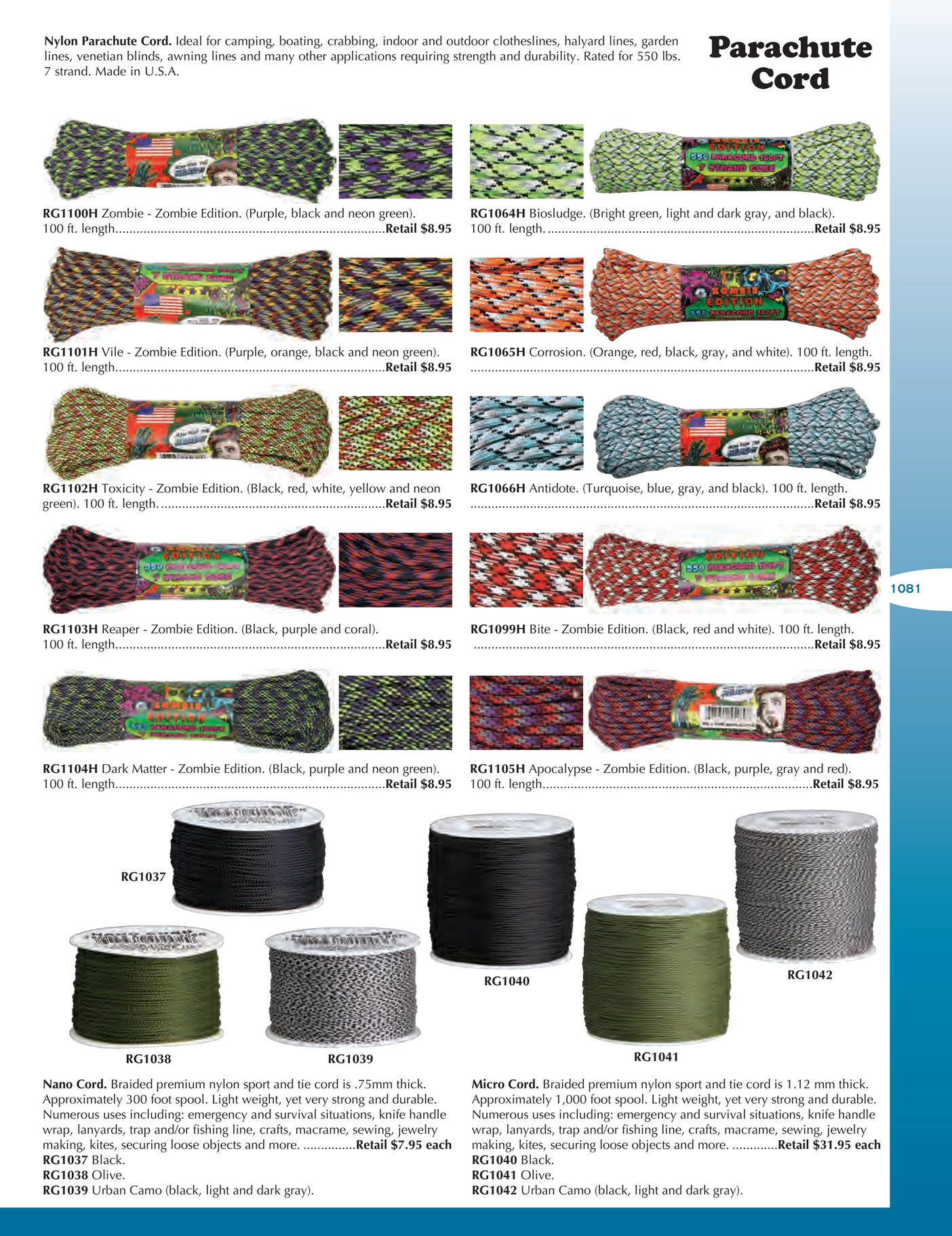 Griffmen - Paracord Catalog 2016 - Page 14-15 - Created with