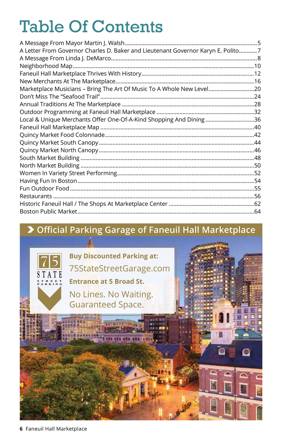Parking Garage Faneuil Hall Dandk Organizer