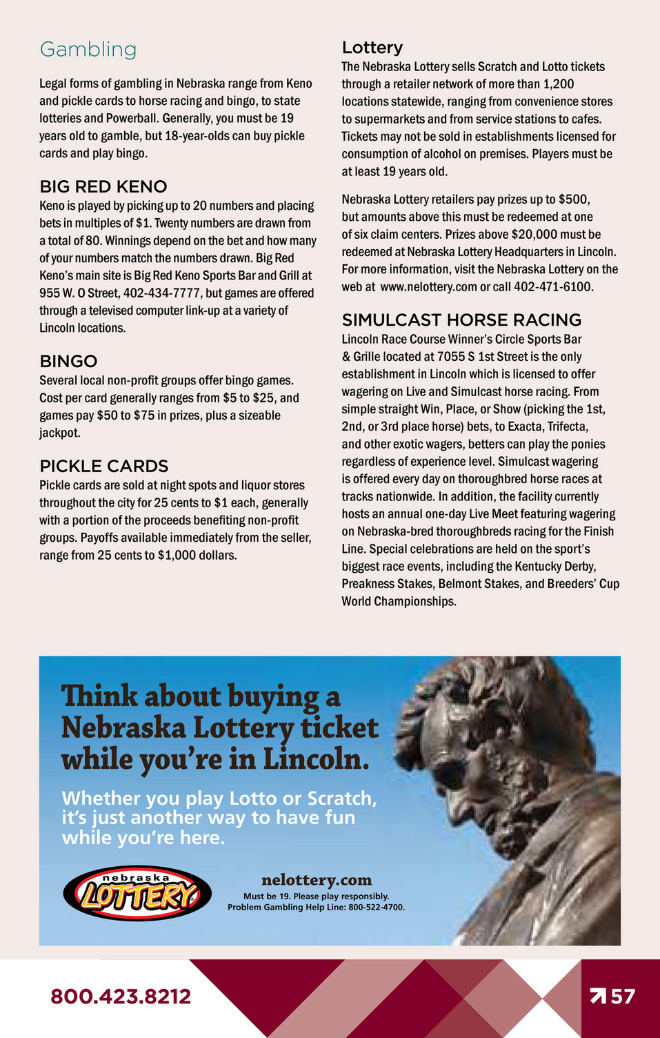 2du Lincoln Ne Visitor Guide Page 56 57 Created With