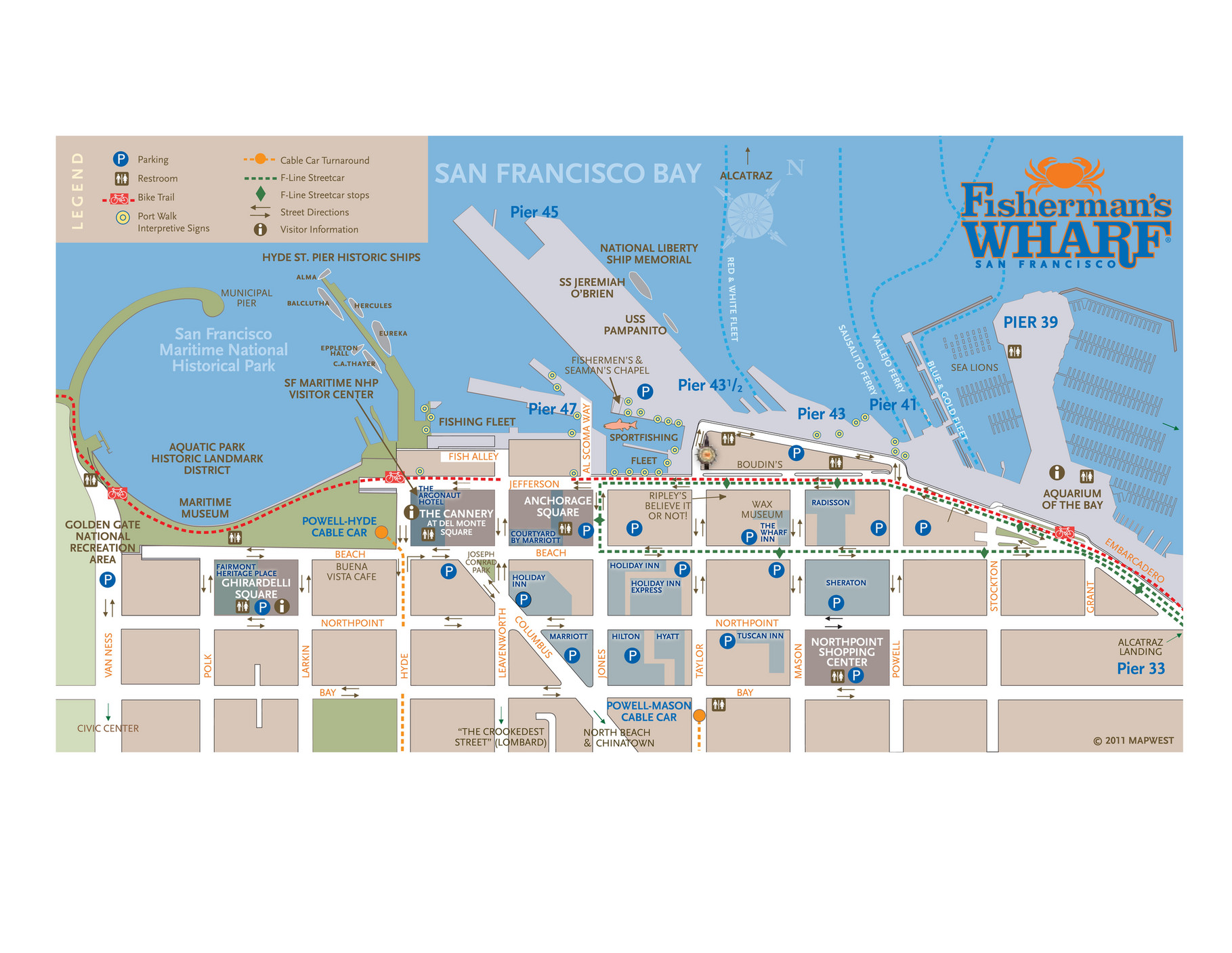 2du - SF Fisherman's Wharf Map - Page 1 - Created with Publitas.com