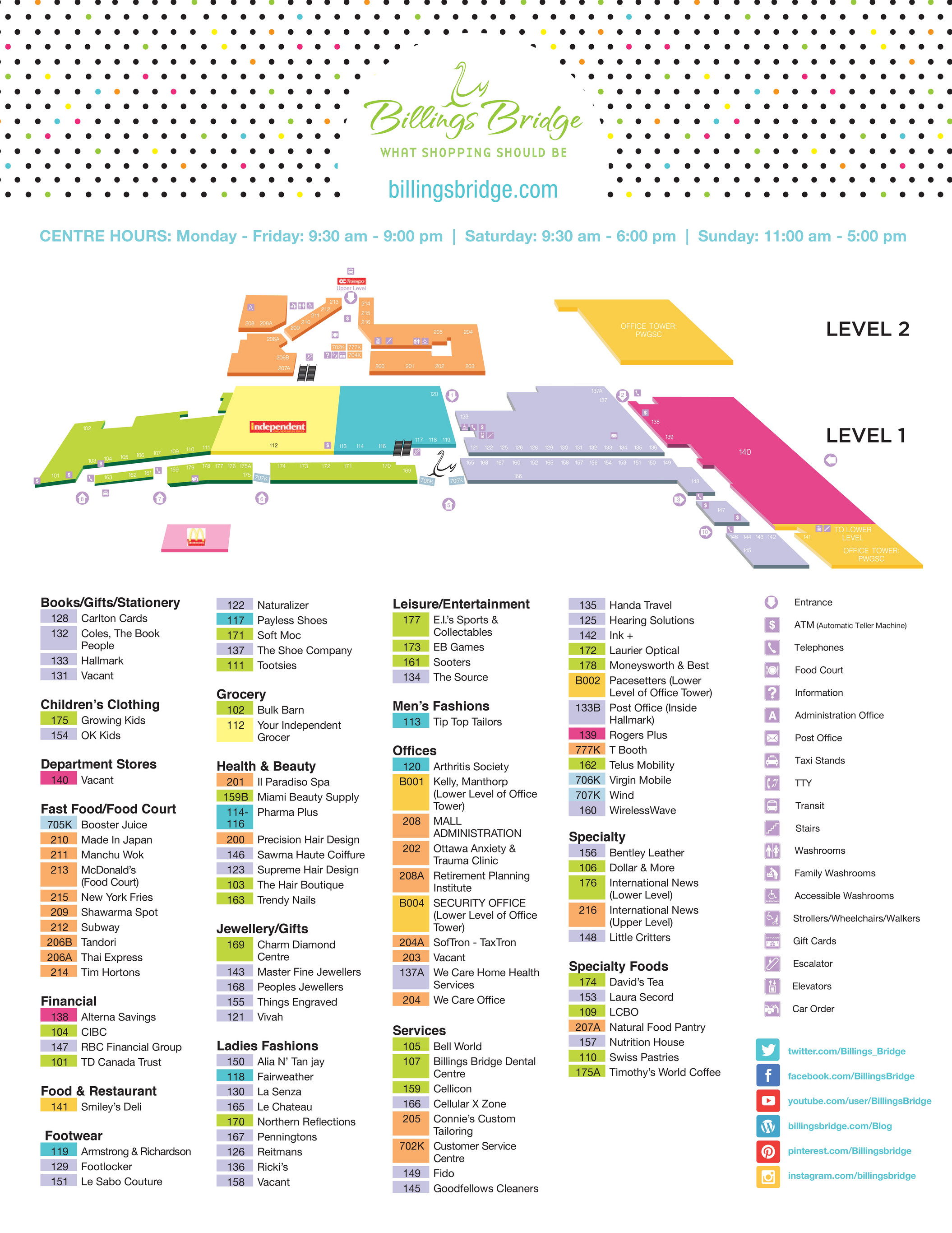 2du - Billings Bridge Mall Map - Page 1 - Created with Publitas.com