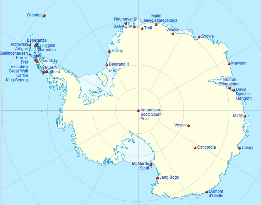 Du Antarctica Research Stations Map Page Created With Publitas Com