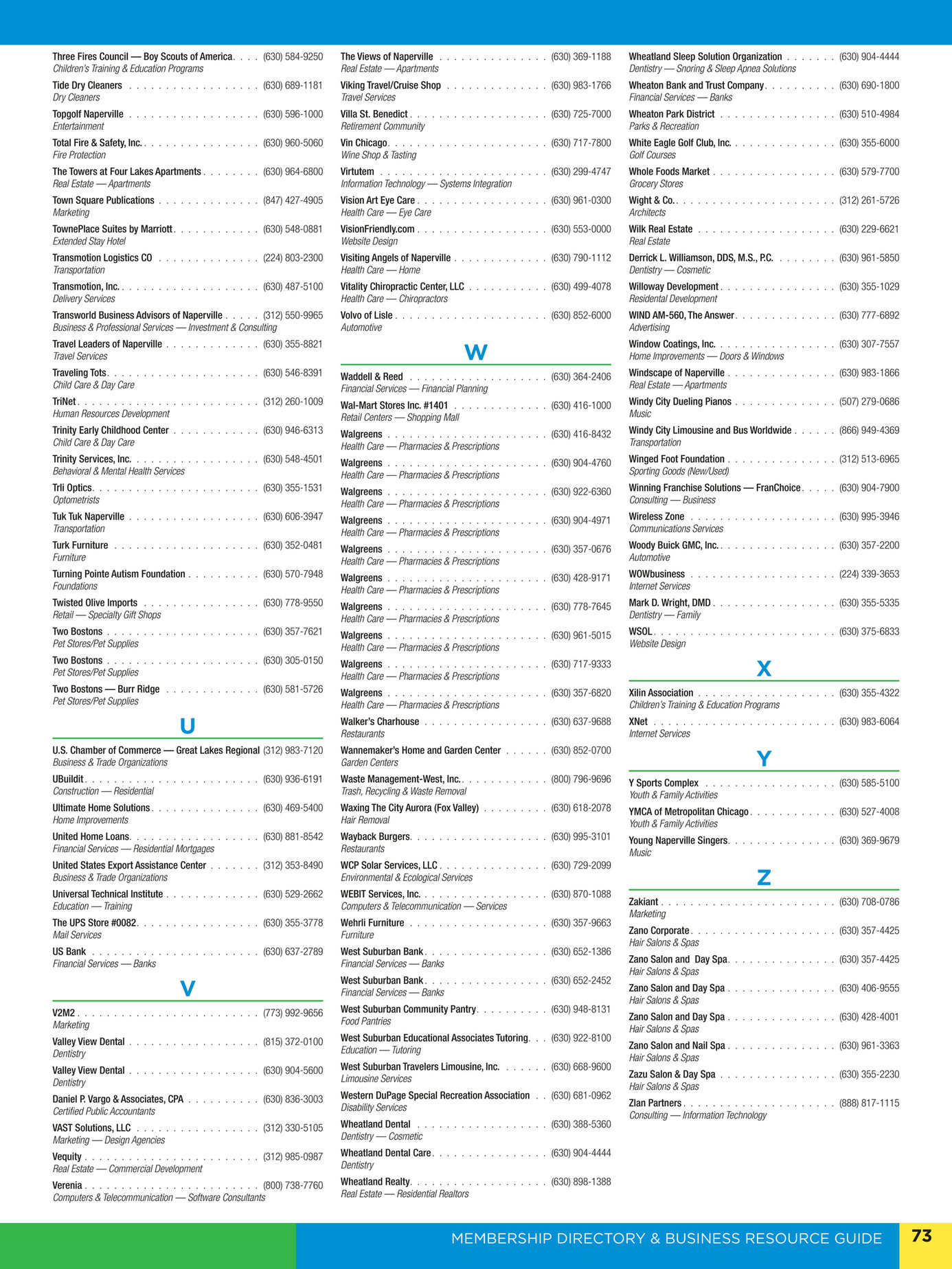 2du Naperville Il Business Directory Page 74 75 Created With Publitas Com