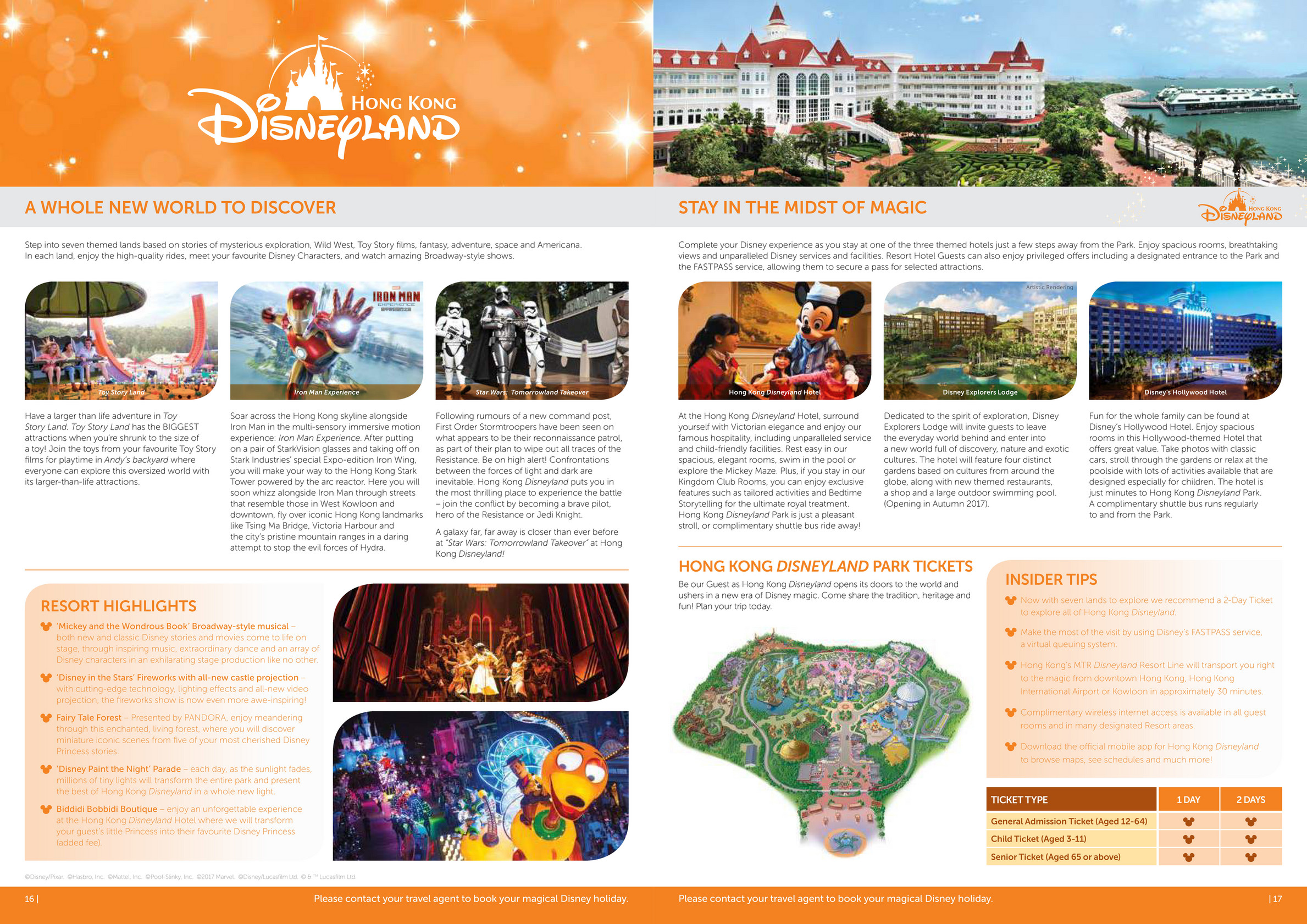 Disney Brochure.pdf Theme Park Brochures Disneyland Theme Park Brochures