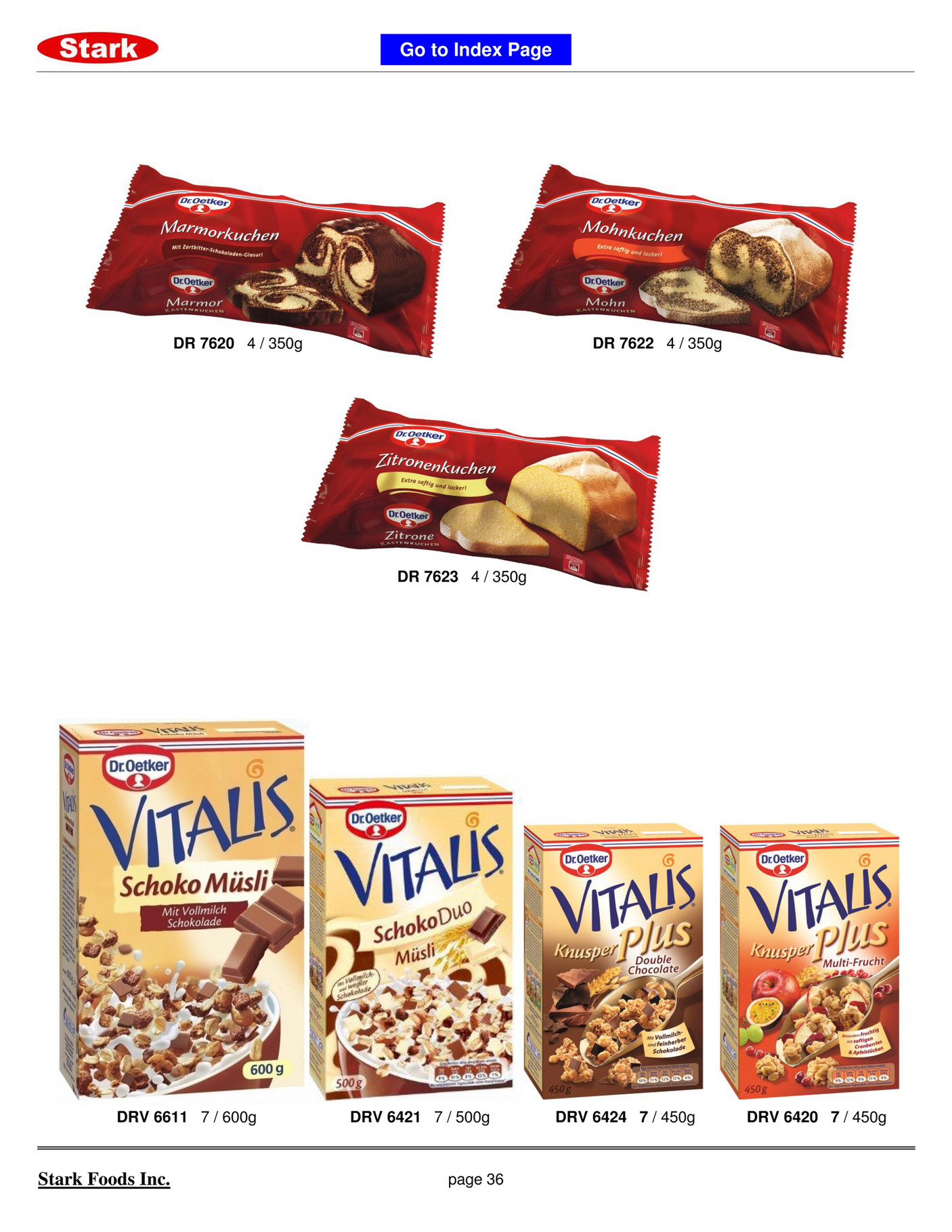 Stark Foods Catalog Catalog Library