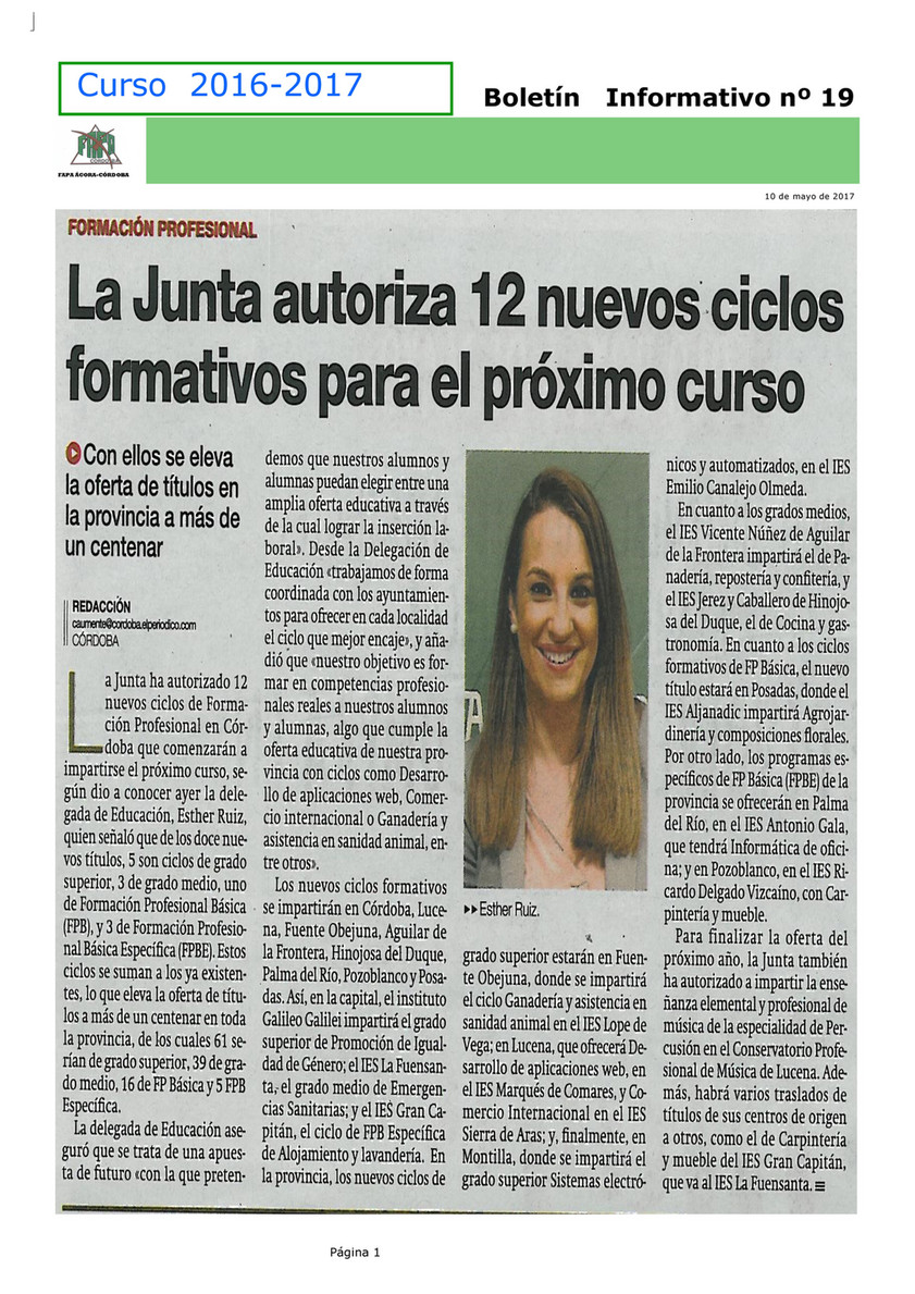 Fapa Agora - Boletin 19