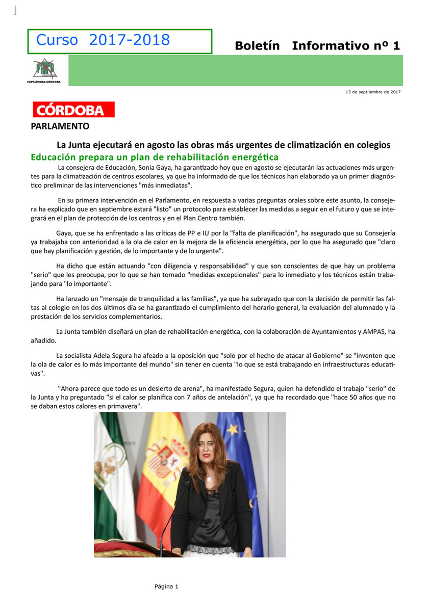 Fapa Agora - Boletin 1