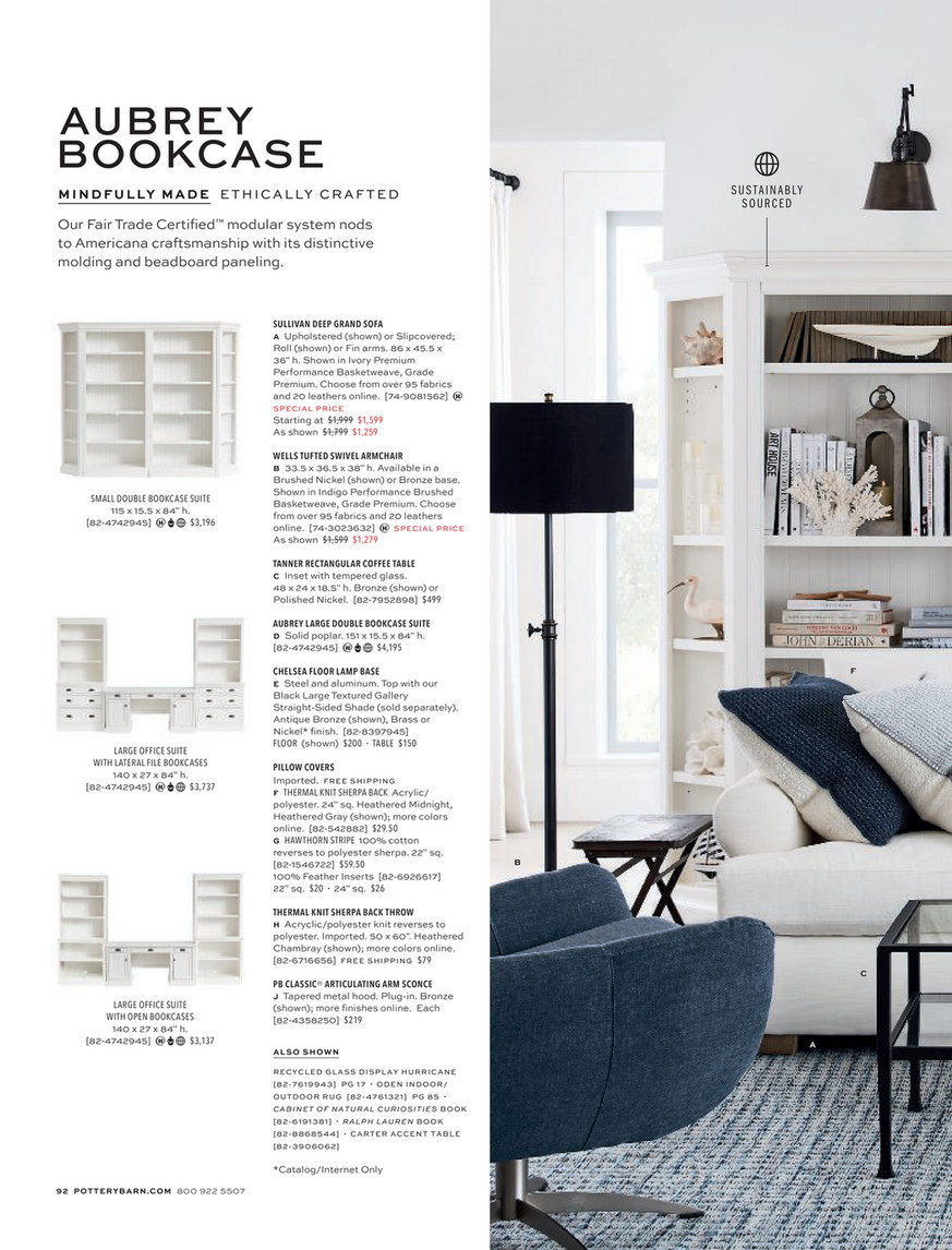 Pottery Barn PB Summer 2020 eCatalog Aubrey 139 Wall