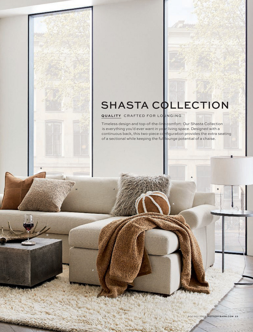 Pottery barn online shasta