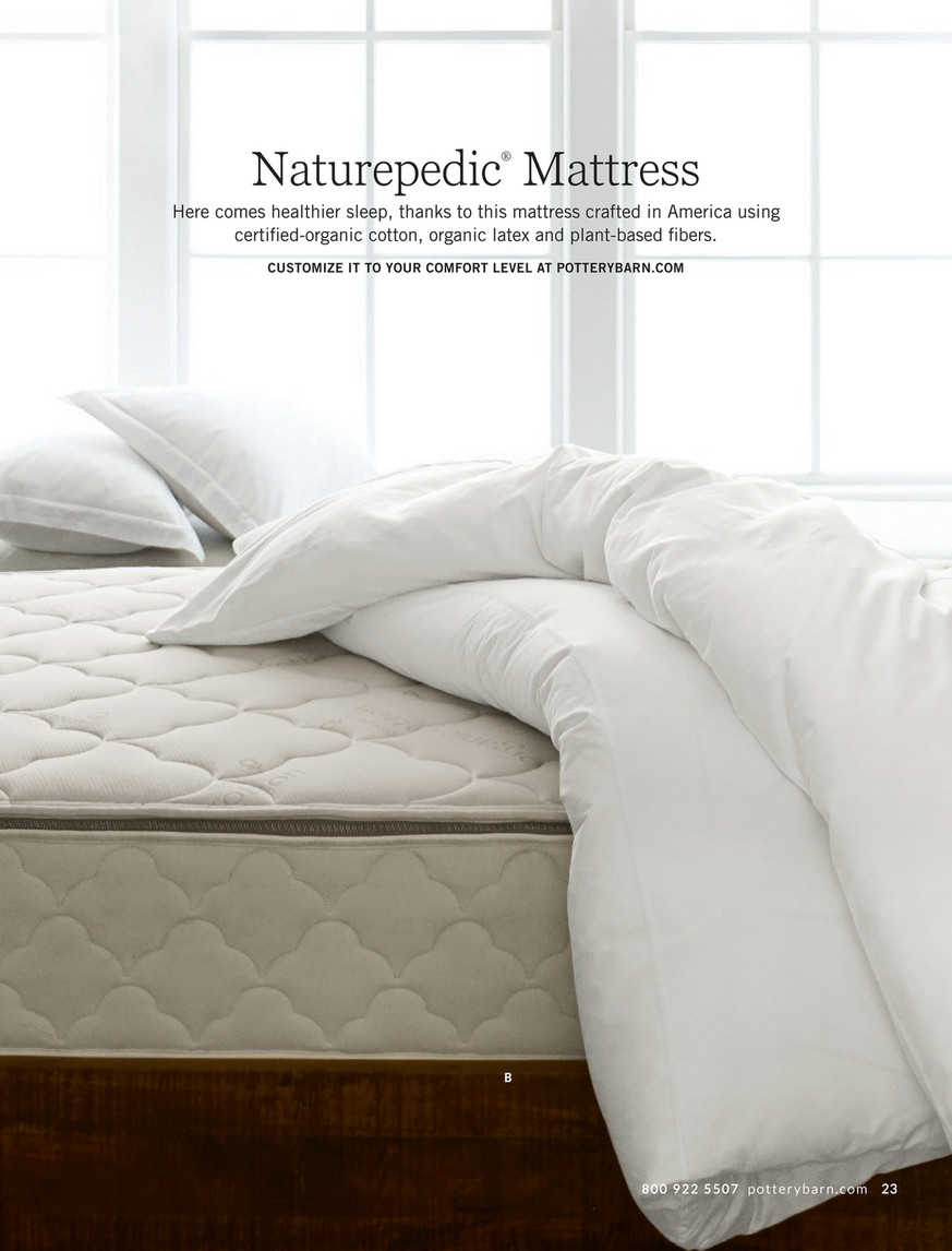 pottery barn naturepedic