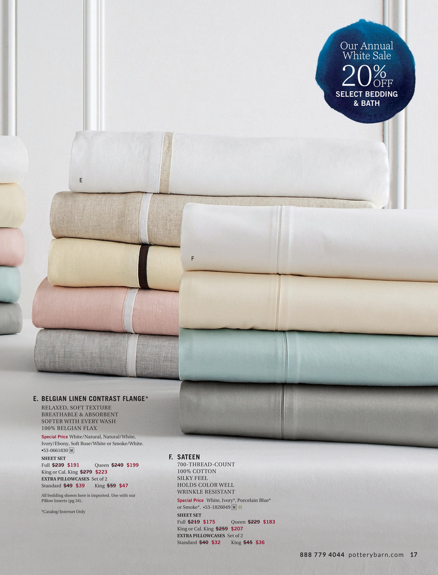 Pottery Barn Bed Bath Spring 2017 D1 Herringbone Mohair
