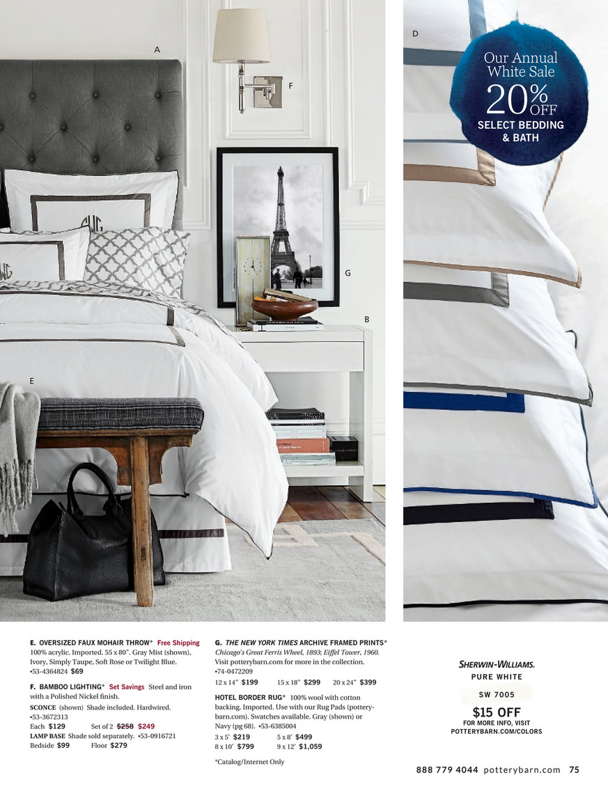 Pottery Barn Bed Bath Spring 2017 D1 Page 74 75