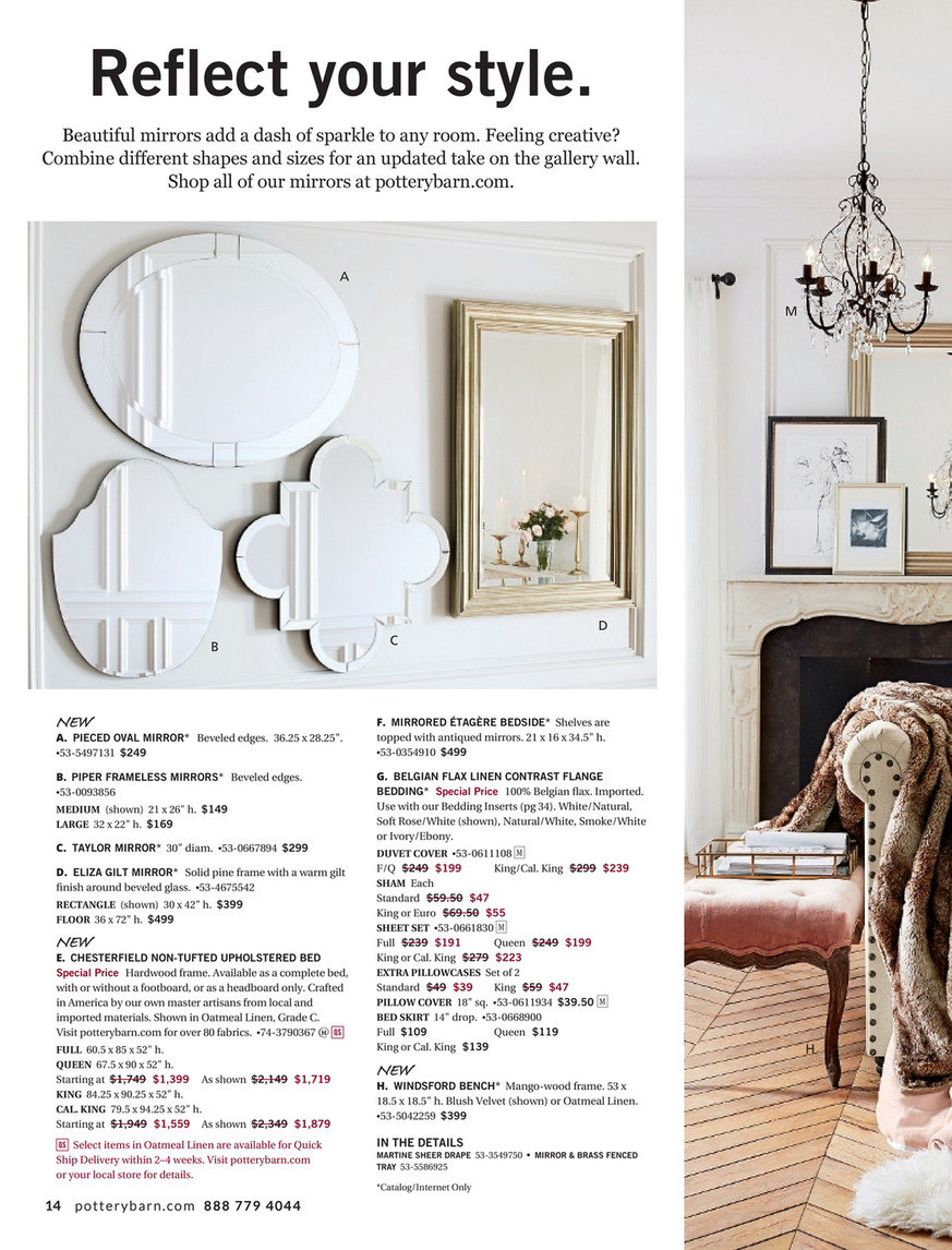 Pottery Barn Bed Bath Spring 2017 D1 Windsford Bench Dusty