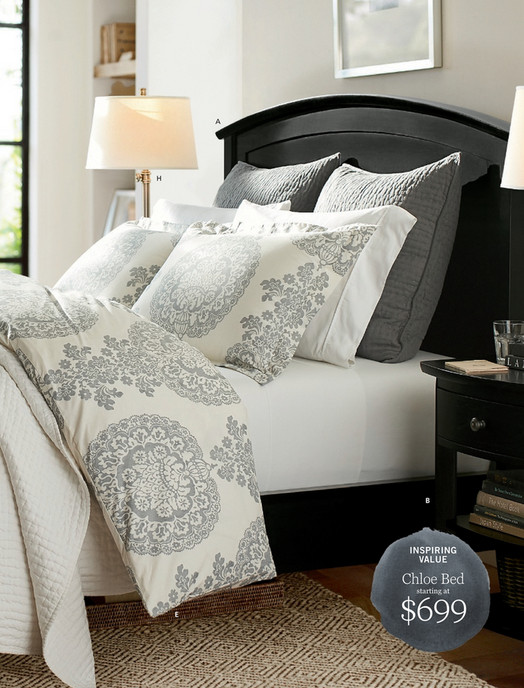 Pottery Barn Spring 2018 D2 Mackenna Comforter King Cal Black A H B Inspiring Value Chloe Bed Starting At E 699